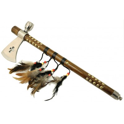 DefenderHunting Tactical Survival 19"Cross Shape Indian Axe Feather   